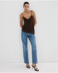 M.N.G - Matilda Medium-Rise Straight-Fit Jeans