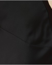 CHANCERY - Hallie Satin One Shoulder Drape Maxi Dress