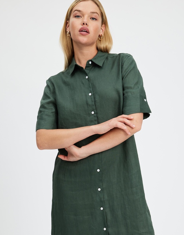 White By FTL - Hettie Shirt Dress