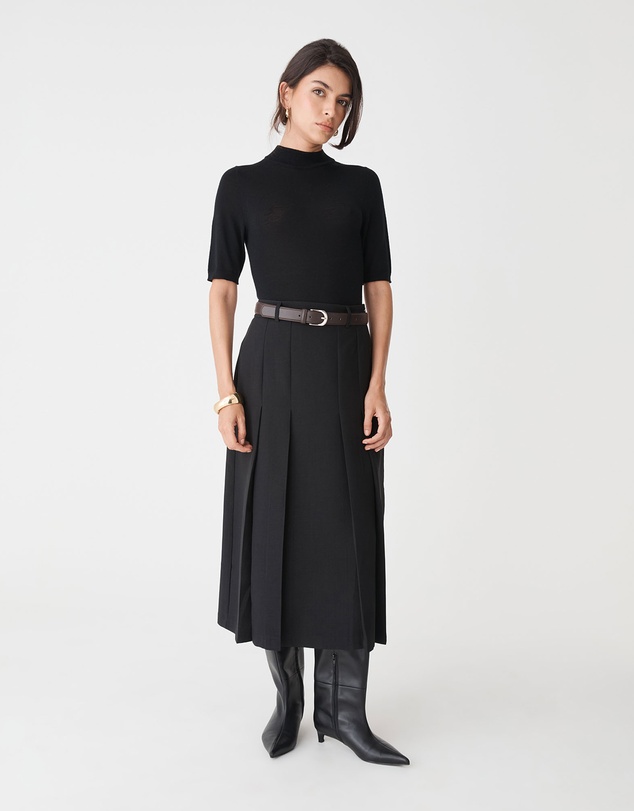 Forcast - Evelyn Pleated Skirt