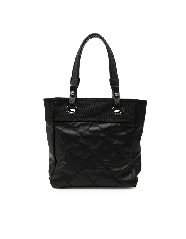 Pre-Loved by Azura Reborn - Pre-Loved Small Quilted Coated Canvas Paris Biarritz Tote