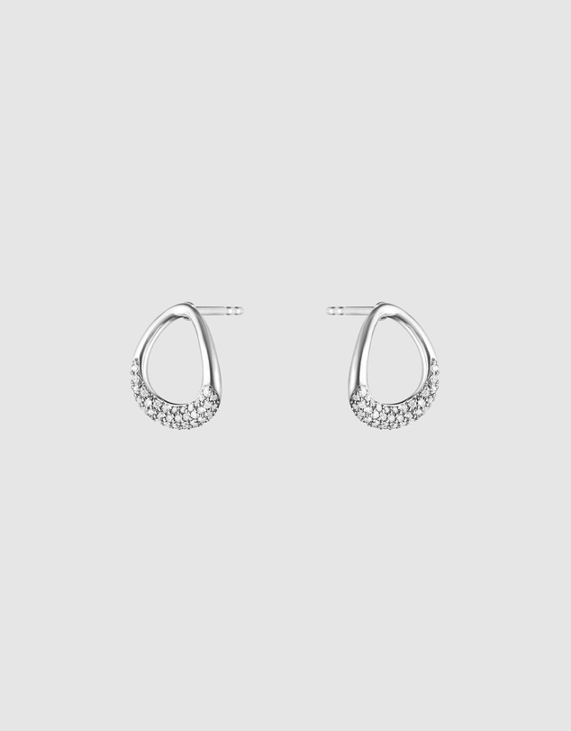 Georg Jensen - Offspring Earstuds with Diamonds