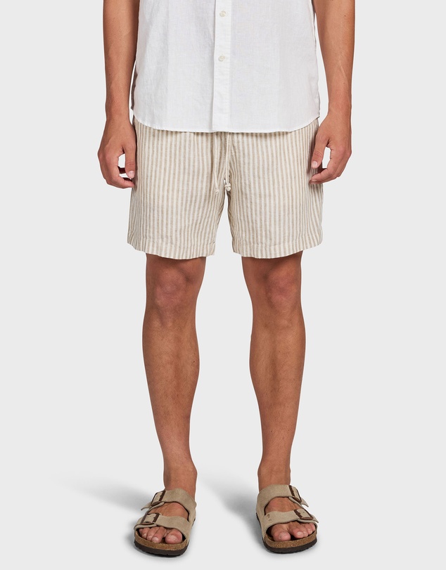 Academy Brand - Stripe Riviera Linen Short