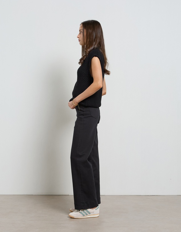 DRICOPER DENIM - Maarte Black Wide Leg Jeans