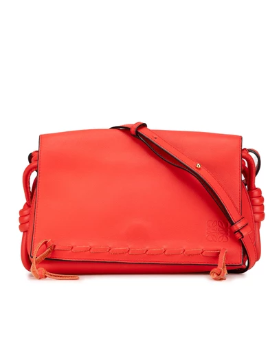 Pre-Loved by Azura Reborn - Pre-Loved loewe Gate Mini Leather Crossbody Knotted Detail