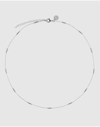Najo - Tidal Whisper Silver Pearl Necklace