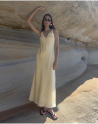 AERE - Alyse Linen Maxi Dress