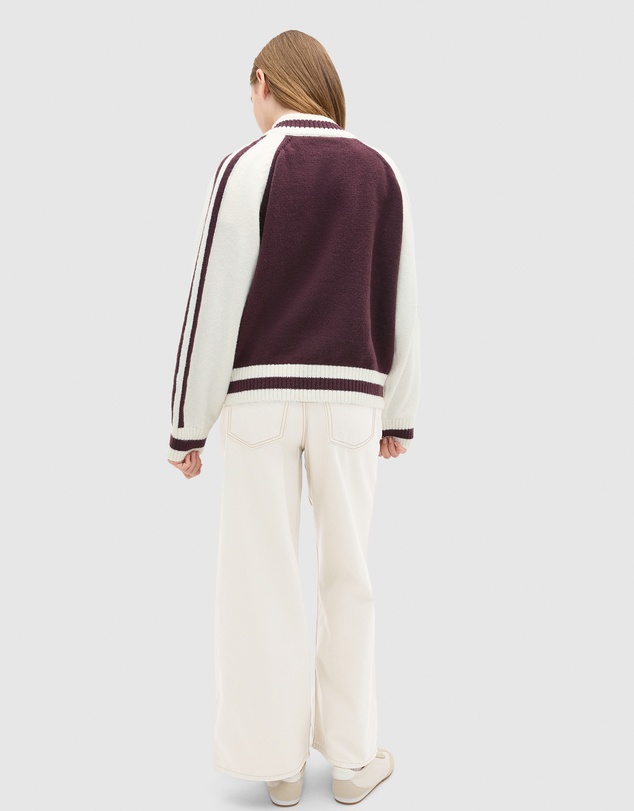 Seed Heritage - Zip Up Knit Bomber - Teen