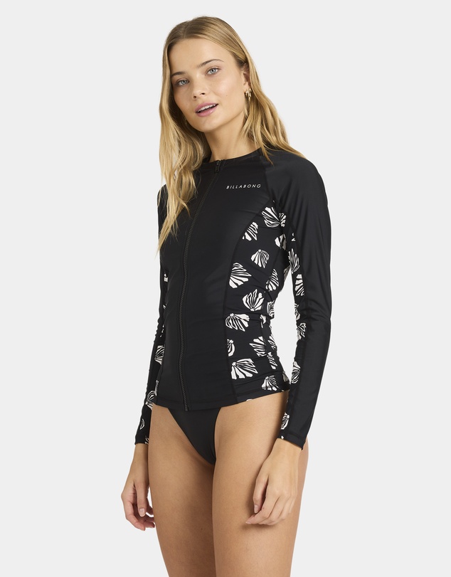 Billabong - Womens Sandy Shells Off Shore Long Sleeve Rash Vest