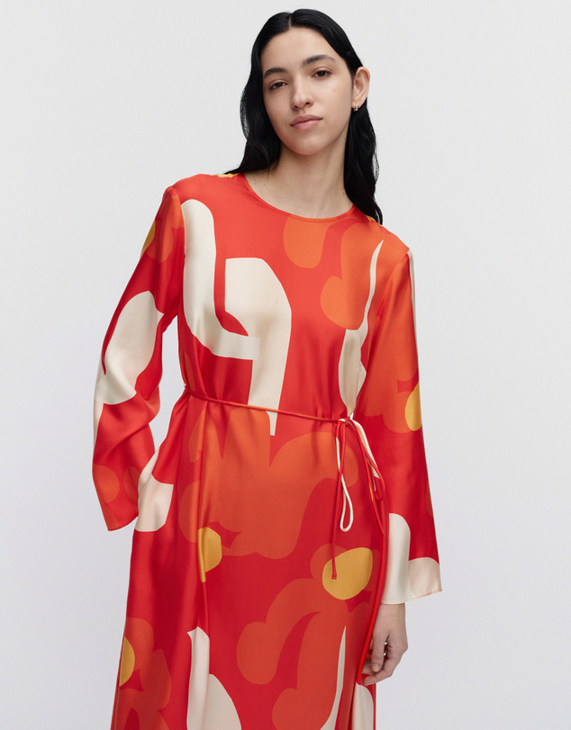 Marimekko - Keskenään Kukkahattu Dress