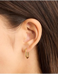 By Charlotte - Gold Journey Hoops