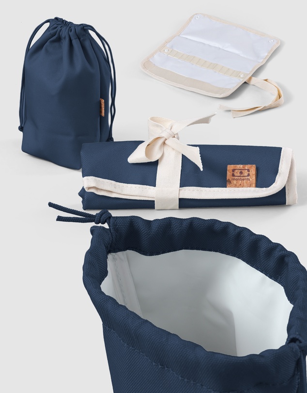 Monbento - Monbento Escape - The XXL Insulated Bag For All Your Outings - Blue Natural