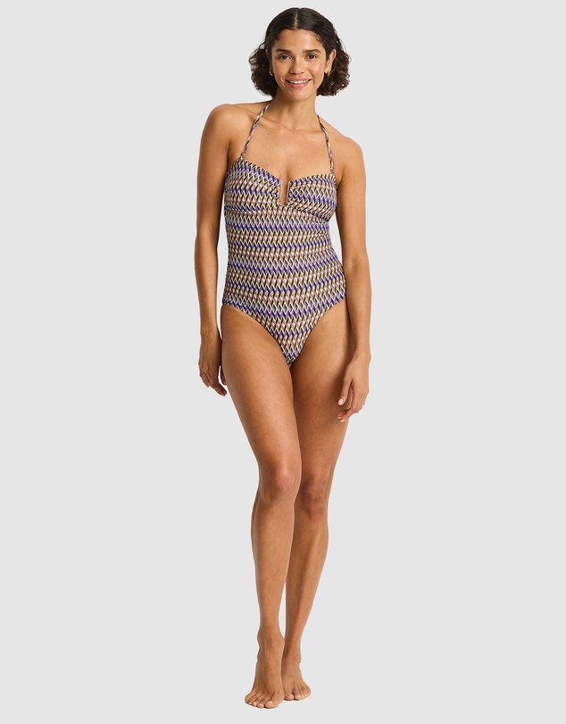 Sea Level Australia - Tessera U Bar Bandeau One Piece