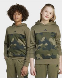 adidas Sportswear - Seasonal Essentials Camo Fleece Hoodie Kids