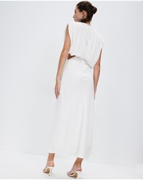 Third Form - Overflow Drape Midi Dress