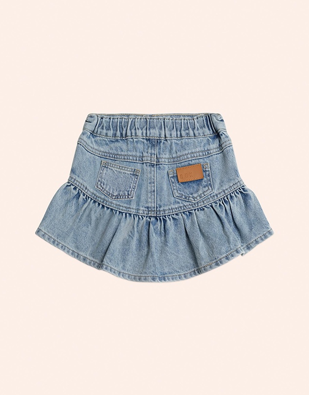 Huxbaby - Dreamy Denim Frilly Skirt - Kids
