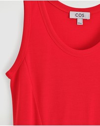 COS - Asymmetric Jersey Midi Dress