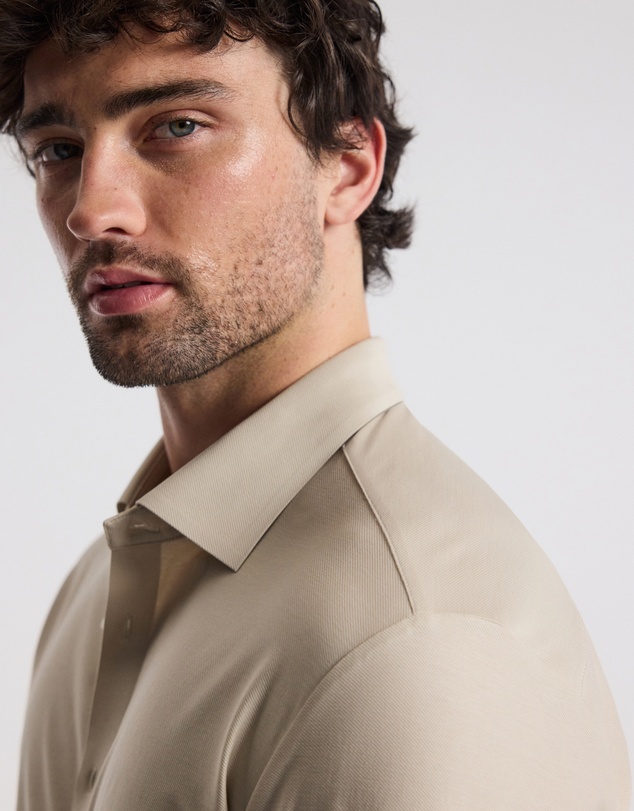 Calibre - Precision Stretch Twill Shirt Natural