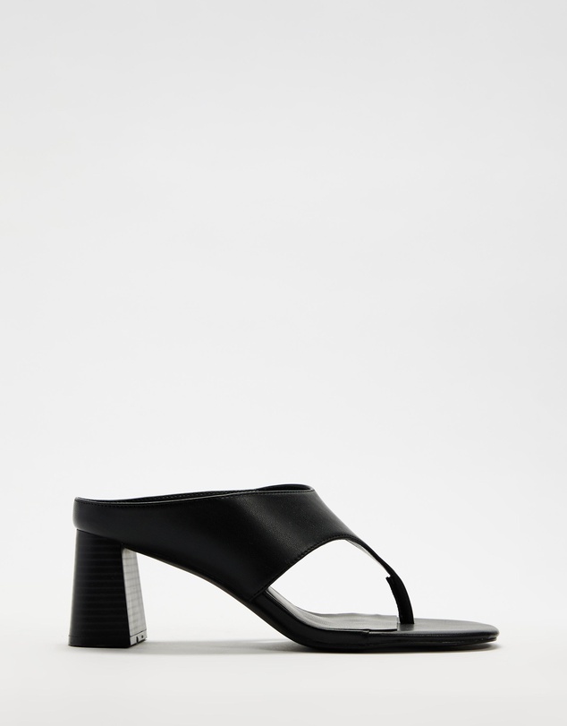 Dazie - Elodie Block Heel Thong Sandals