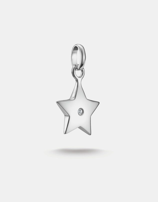THOMAS SABO - THOMAS SABO Connect Charm star with white stone