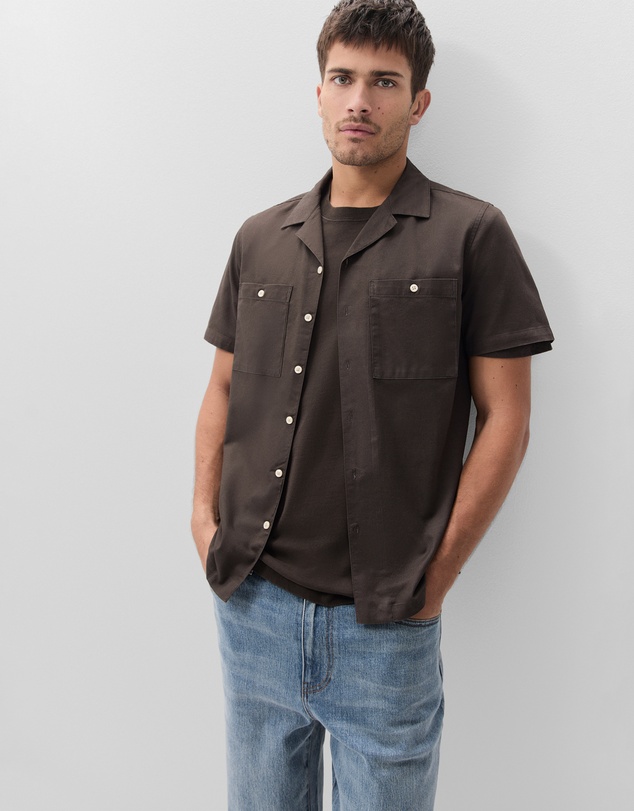 UNISON - Brushed Safari Regular Fit Shirt