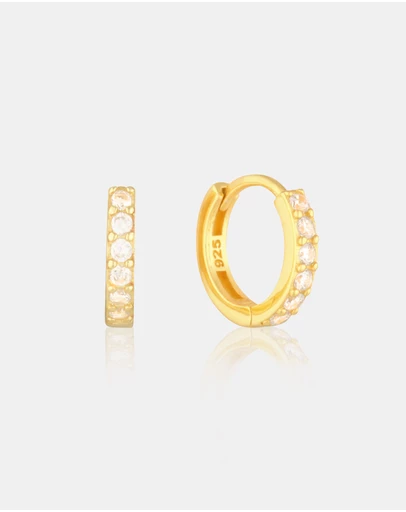 The Silver Collective - Jet Earrings