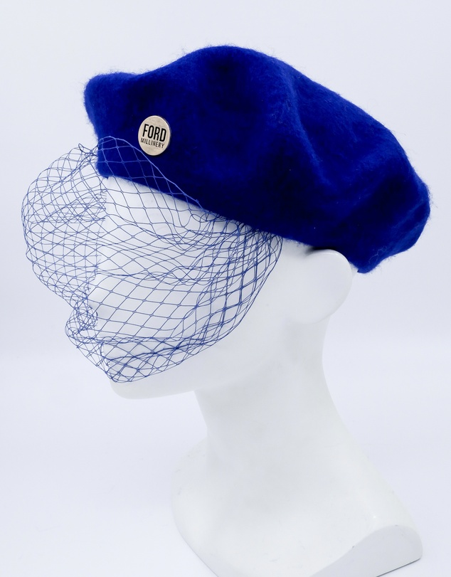FORD MILLINERY - NIKKI Beret with veil