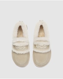 EVERAU - Australian Shepherd Ugg Rilee Loafer Cow Suede Upper House Shoes