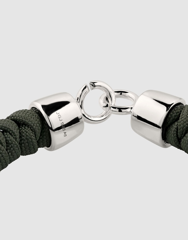 Kuzzoi - Olive Twisted Rope Cord Bracelet