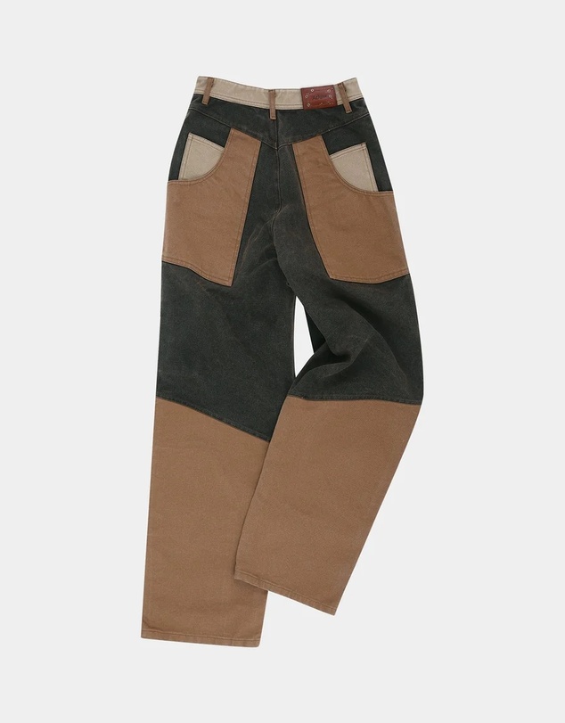 Andersson Bell - Patchwork Carpenter Wide-Leg Jeans