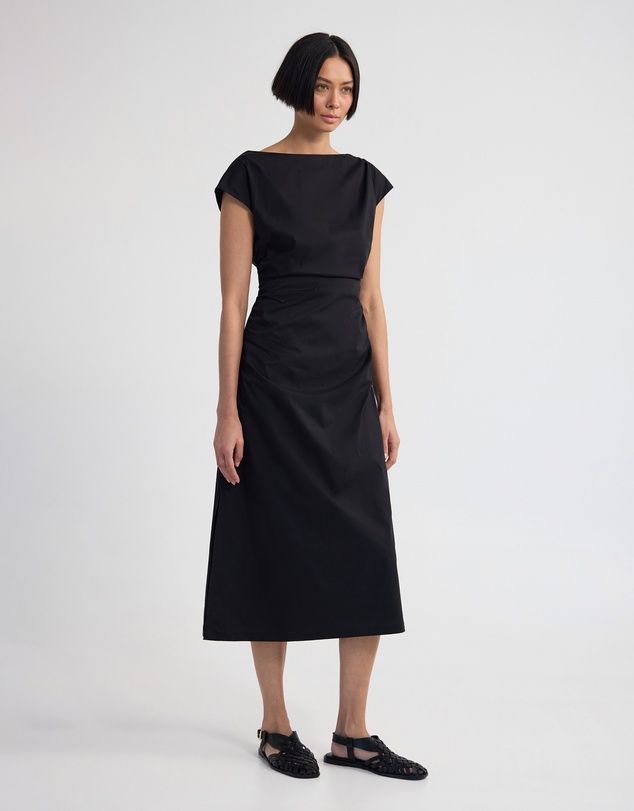 Oxford - Montana Stretch Boatneck Dress