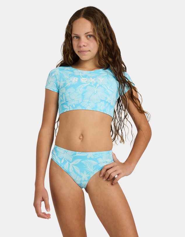 Roxy - Girls 8 to 16 Cargo Dreams Crop Two Piece Swimsuit