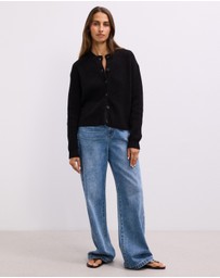 The Fated - Maia Round Neck Knit Cardigan