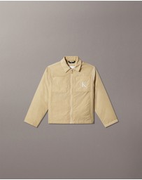 Calvin Klein Jeans - Boys Zip-Up Logo Shacket