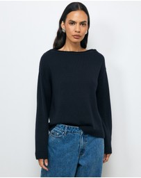 AERE - Nika Cotton Cashmere Knit Jumper