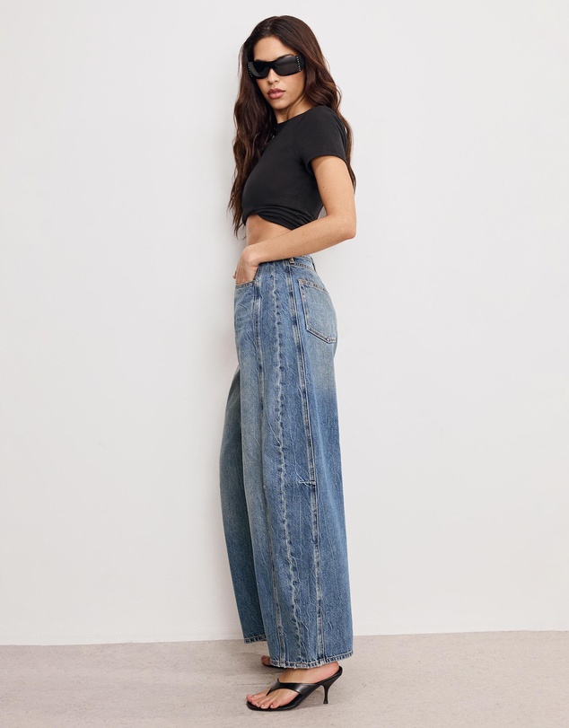 Good American - Good Extreme Barrel Jeans