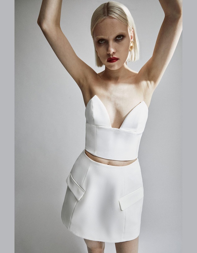 Bardot - Delphi Strapless Crop Top