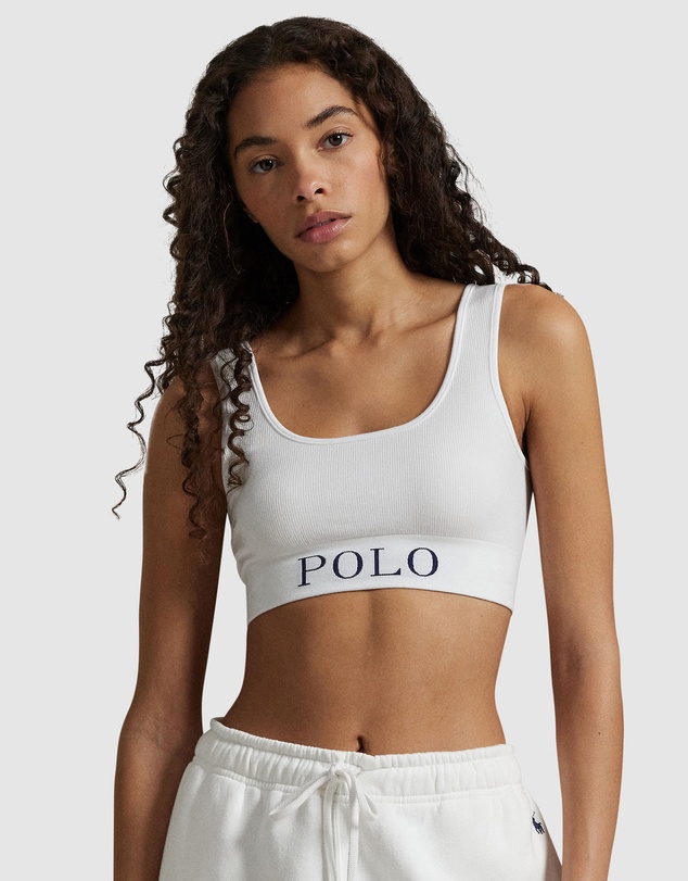 Polo Ralph Lauren - Ribbed Wireless Cropped Tank Top Bra
