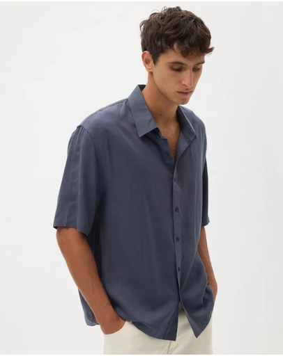 AERE - Relaxed Drape Shirt