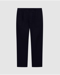 Armani Exchange - Mid-Rise Straight Leg Trousers