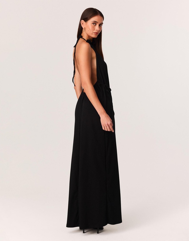 SNDYS - Polly Halter Neck Maxi Dress