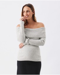 Ripe Maternity - Maisy Off Shoulder Knit