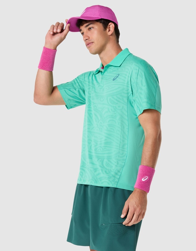 ASICS - Match Jacquard Polo Short Sleeved Top - Men's