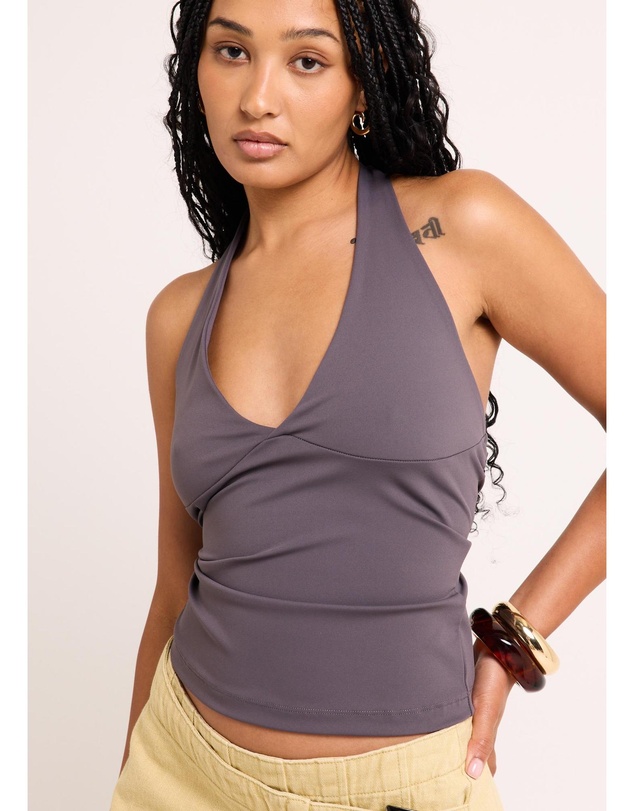 General Pants Co. Basics - Plunge Halter Top