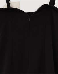 Revibe - Repaired BY JOHNNY. Phillipa Fold Contrast Dress - AU 14