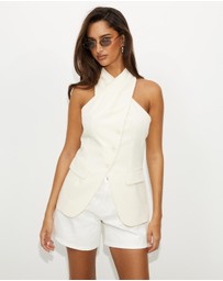 Dazie - Conch Wrap Neck Vest