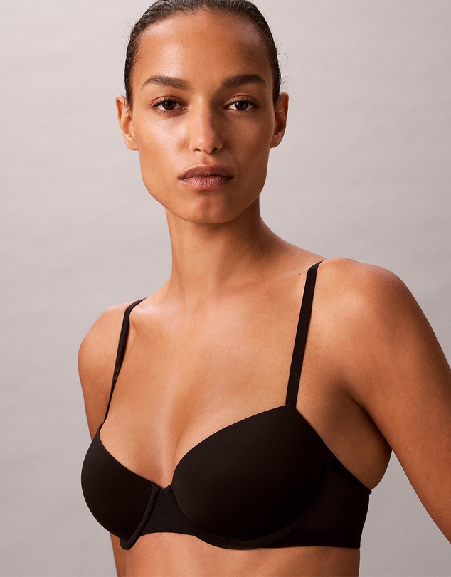 Calvin Klein - Minimalist Mesh Uplift Demi Padded Underwire Bra