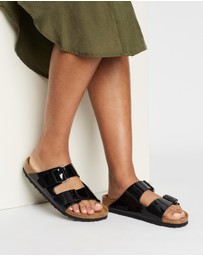 Birkenstock - Arizona Birko-Flor Patent Sandals-Narrow Fit
