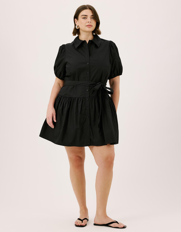 Atmos&Here Curvy - Vivienne Mini Shirt Dress