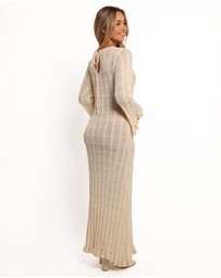 Petal & Pup - Colter Long Sleeve Maxi Dress - White